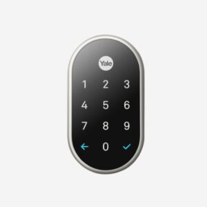 Google Nest Yale Wi-Fi Smart Lock Satin Nickel Securities